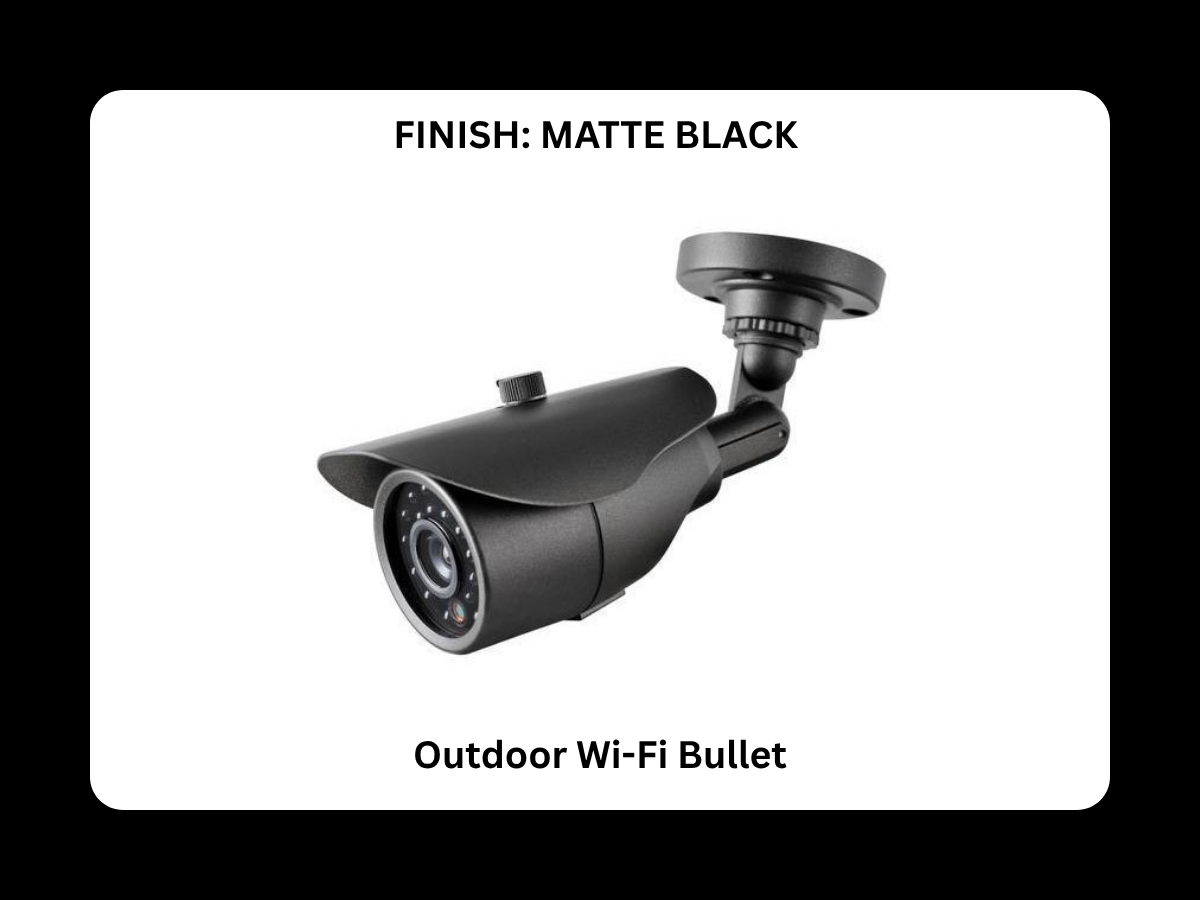 Pearl white housing Wi-Fi camera near me setup